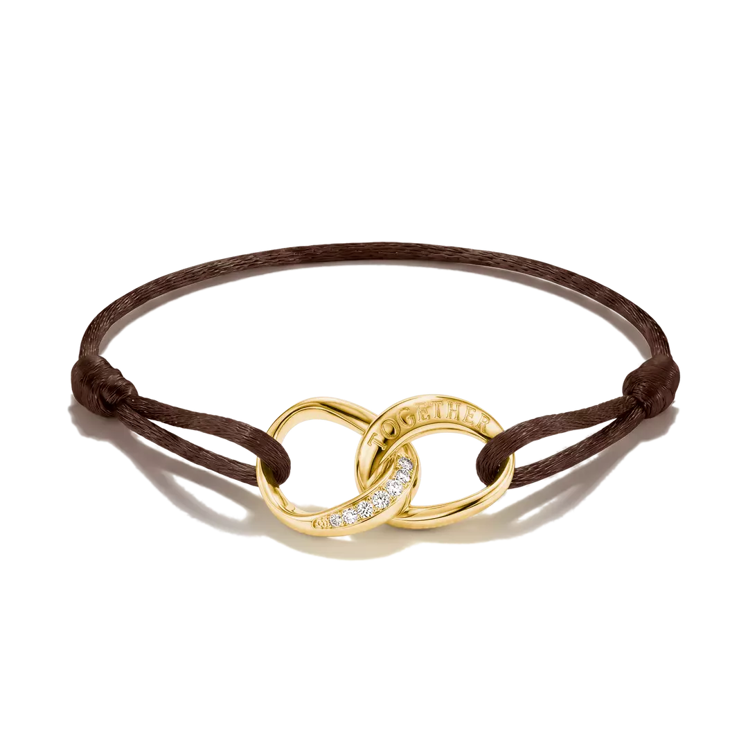 Thomas Sabo 18k Gold Plated Together Bracelet A2236-M03-2-L24V