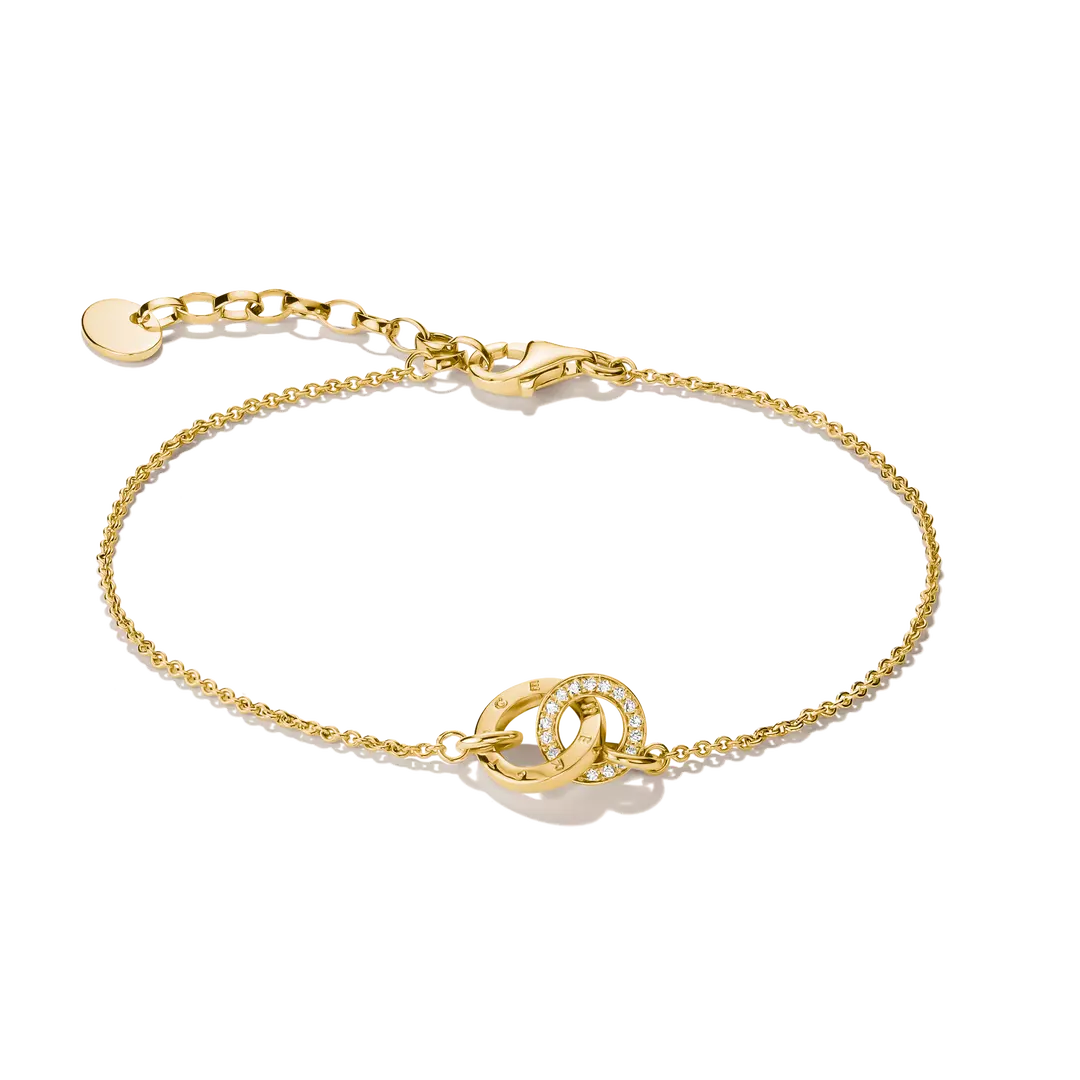 Thomas Sabo 18k Gold Plated Together Bracelet A2239-M01-14-L19V