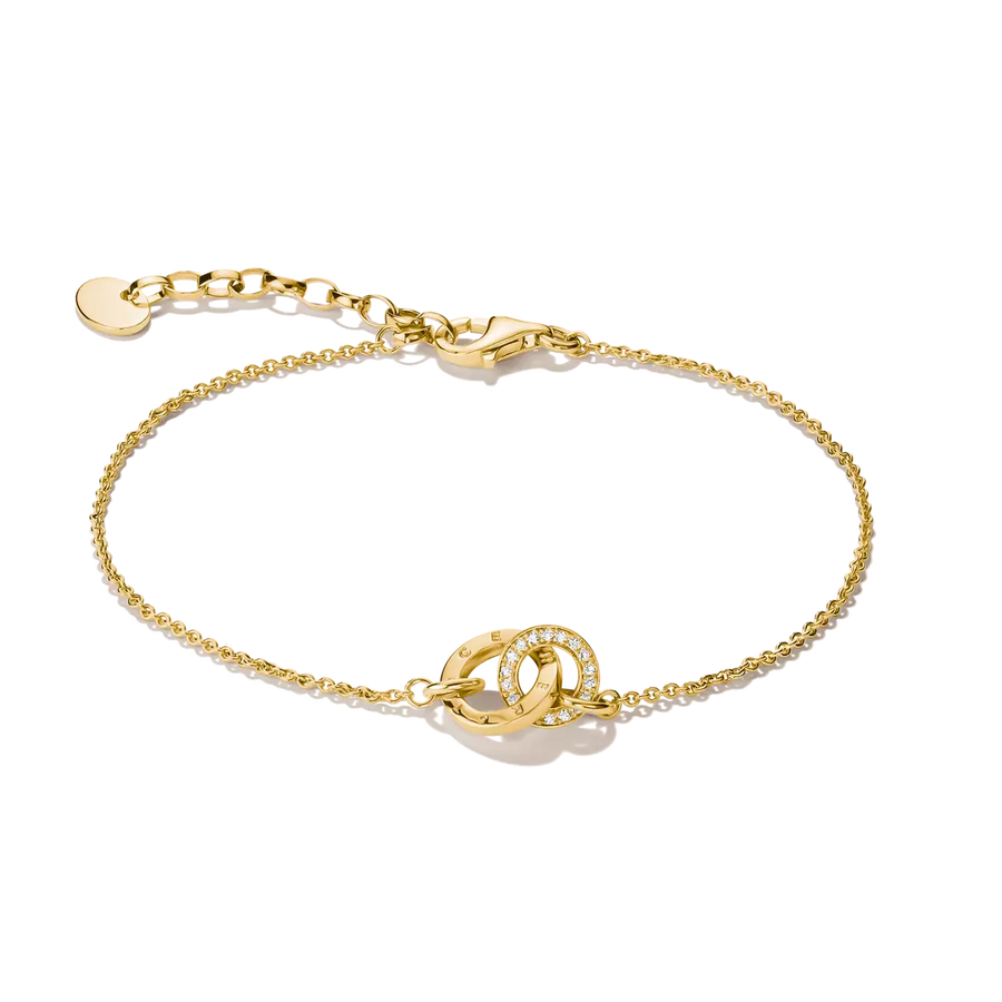 Thomas Sabo 18k Gold Plated Together Bracelet A2239-M01-14-L19V