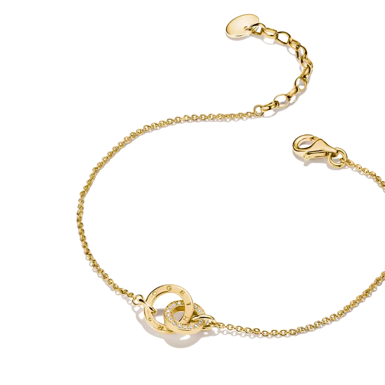 Thomas Sabo 18k Gold Plated Together Bracelet A2239-M01-14-L19V