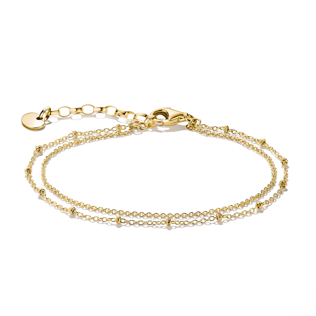Thomas Sabo 18k Gold Plated Classic Bracelet A2241-M01-39-L19V