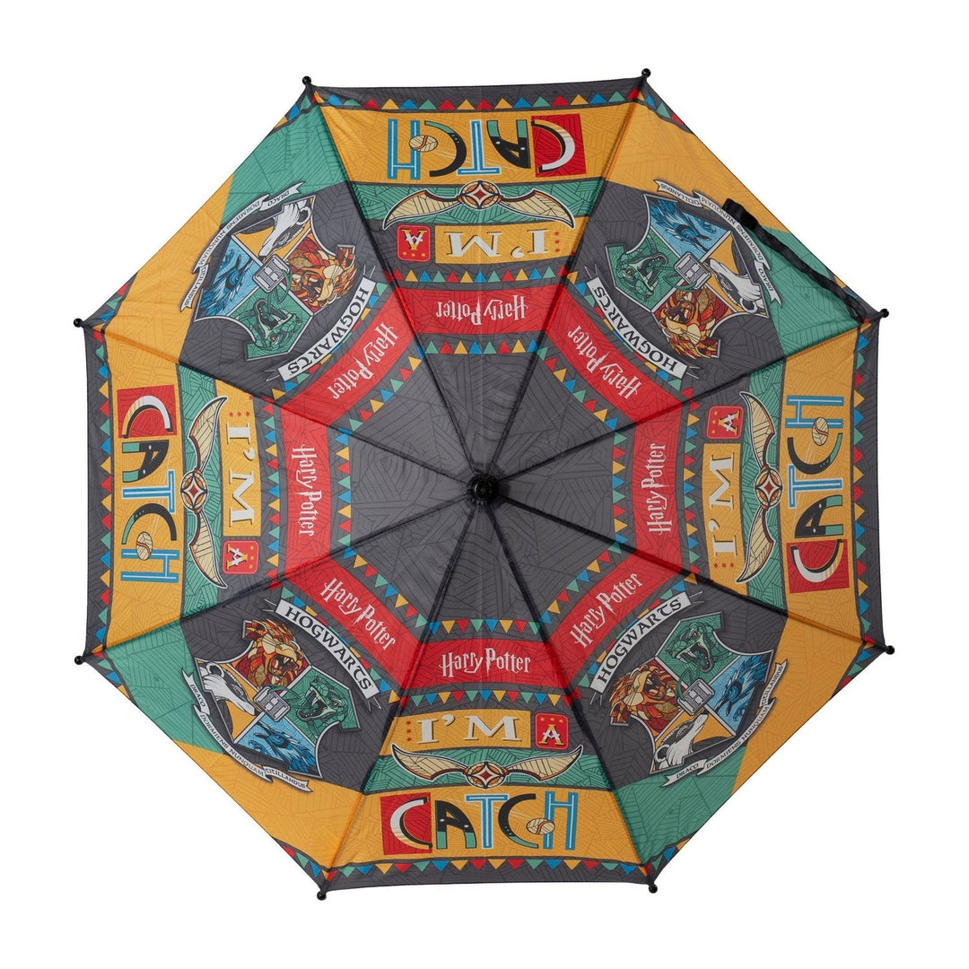 Harry Potter 48Cm / 19" Automatic Polyester Umbrella Orange AG-502-HP
