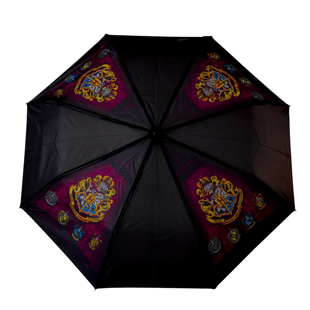 Harry Potter Children Size Polyester Folding Umbrella 48Cm Black AG-503-HP