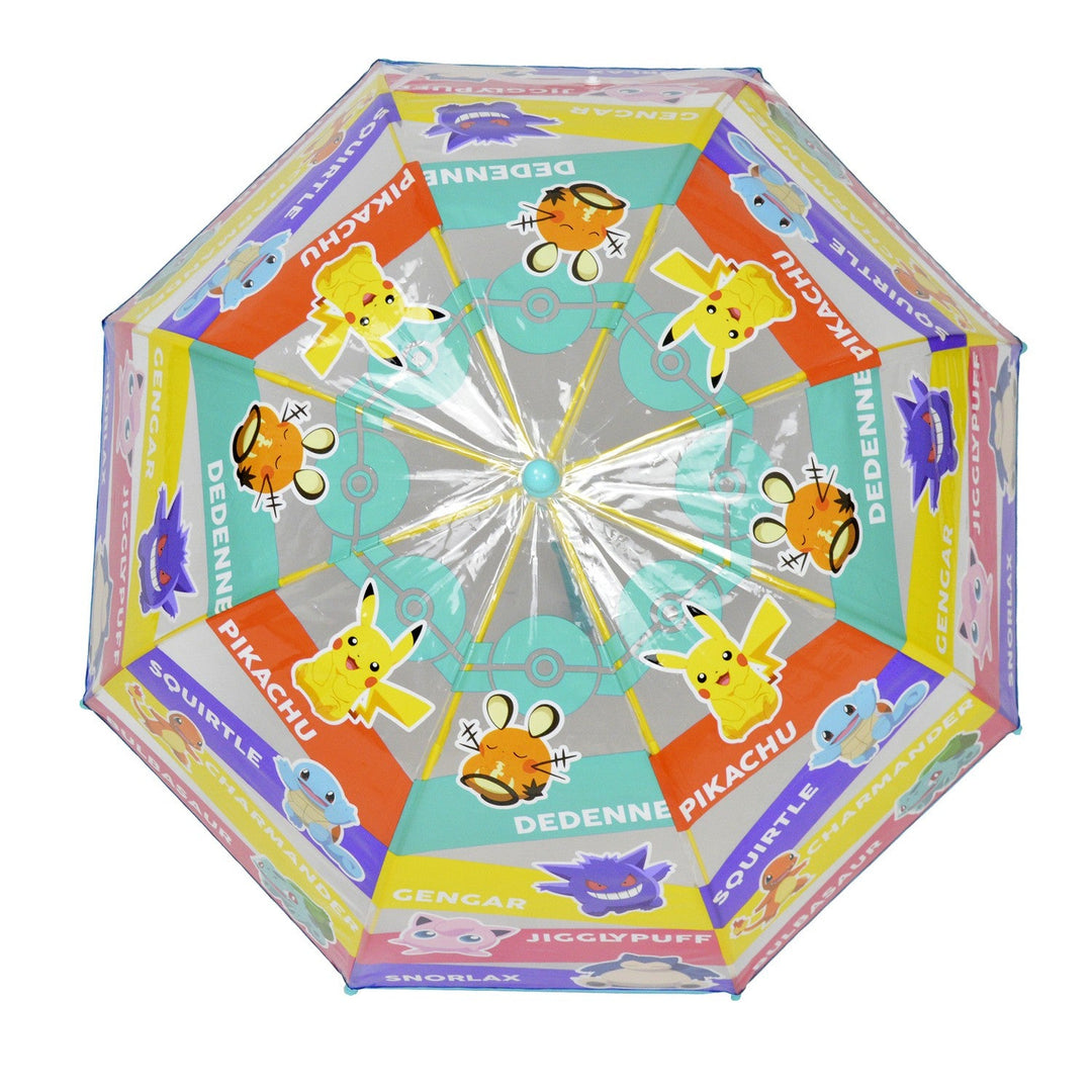 Kids Film And Cartoon Pokemon Pokémon Children 48 Cm Transparent Bubble Manual Umbrella AG-511-PK