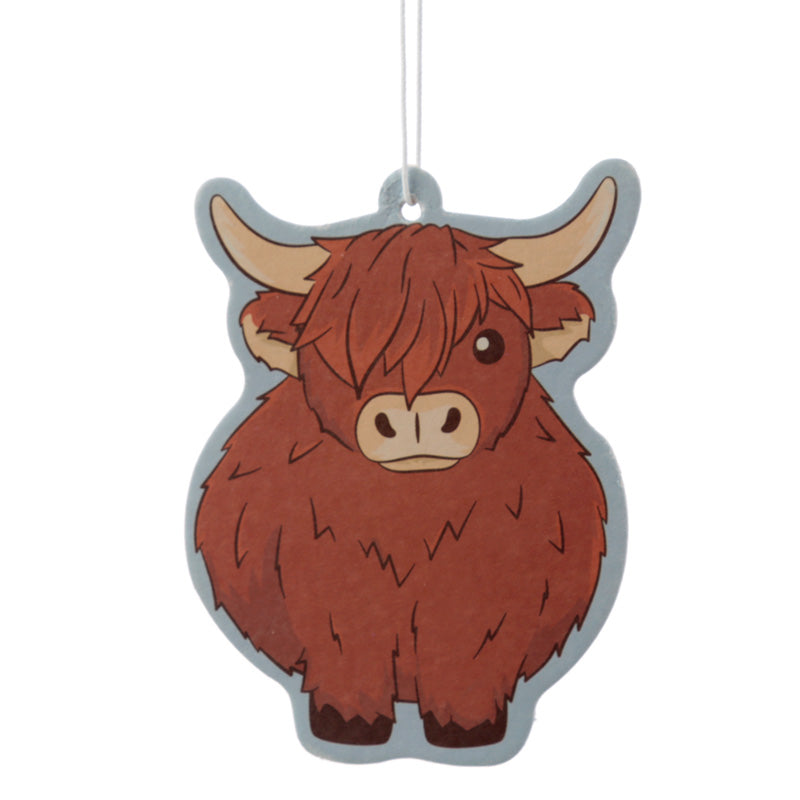 Autumn Leaves Highland Coo Cow Air Freshener AIRF104