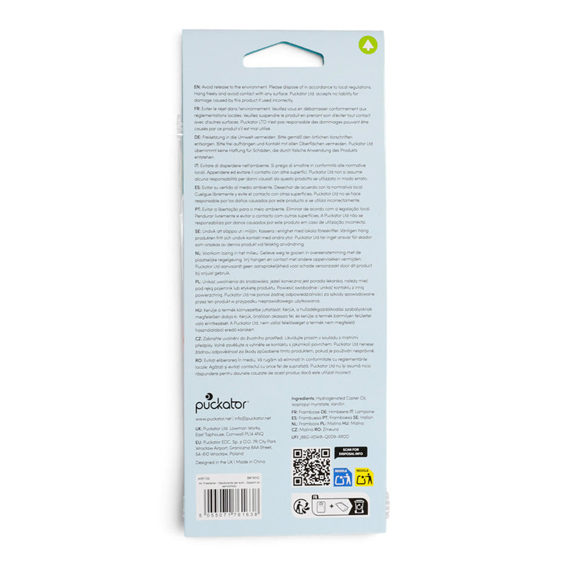 Raspberry Adoramals Panda Air Freshener AIRF109