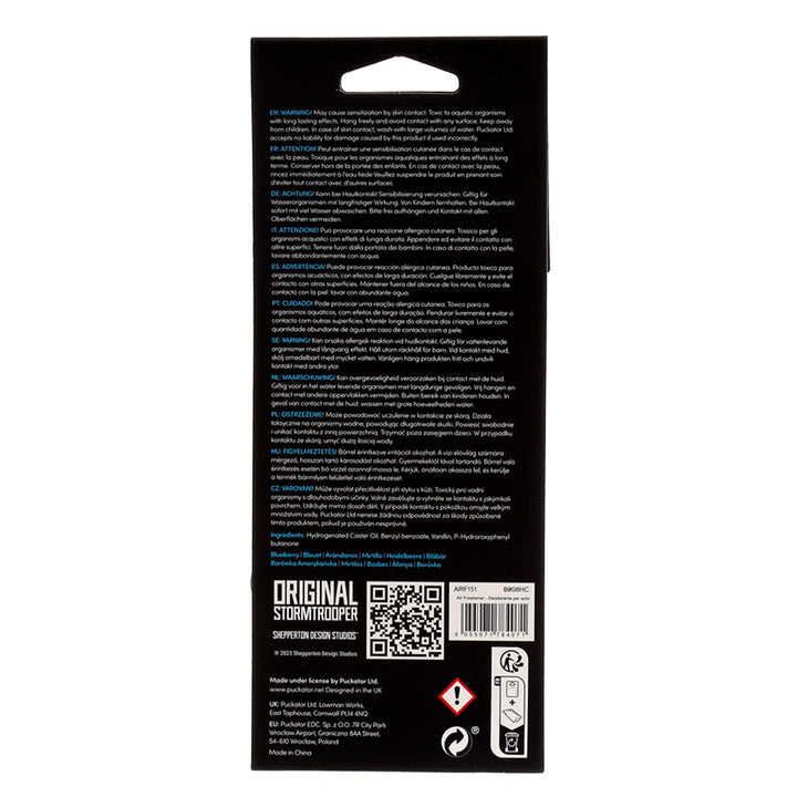 Blueberry The Original Stormtrooper Helmet Air Freshener AIRF151