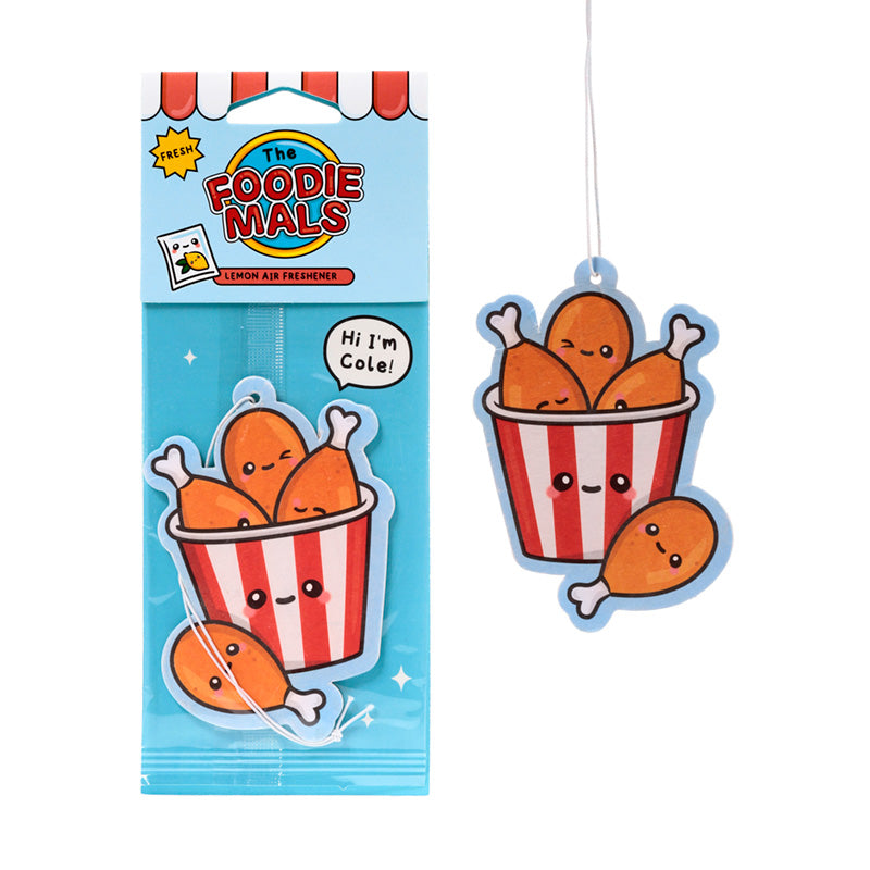 Lemon Foodiemals Cole the Fried Chicken Bucket Air Freshener AIRF157