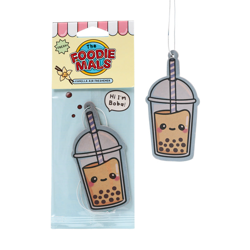 Vanilla Foodiemals Boba the Bubble Tea Air Freshener AIRF159