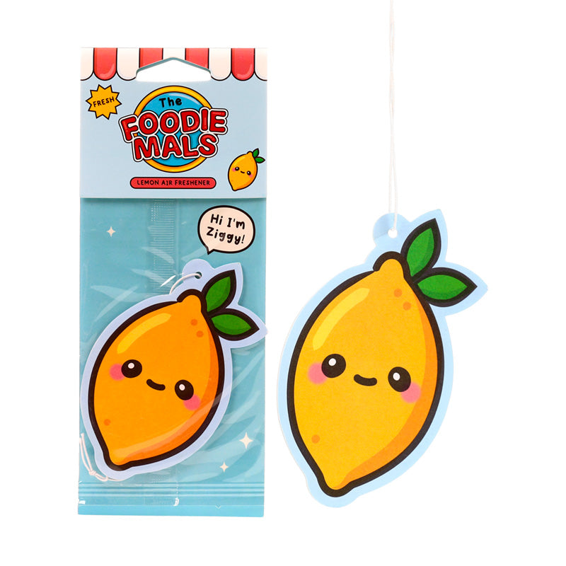 Foodiemals Ziggy the Lemon Air Freshener AIRF163