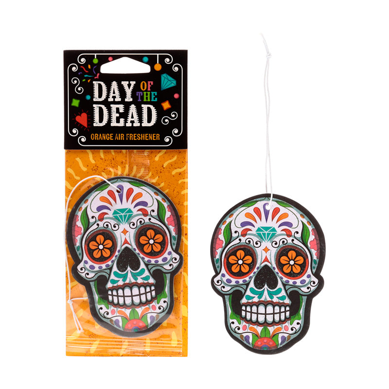 Orange Day of the Dead Air Freshener AIRF167