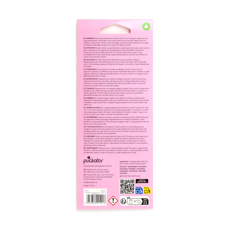 Chocolate J'Adoramals Double Heart Air Freshener AIRF180