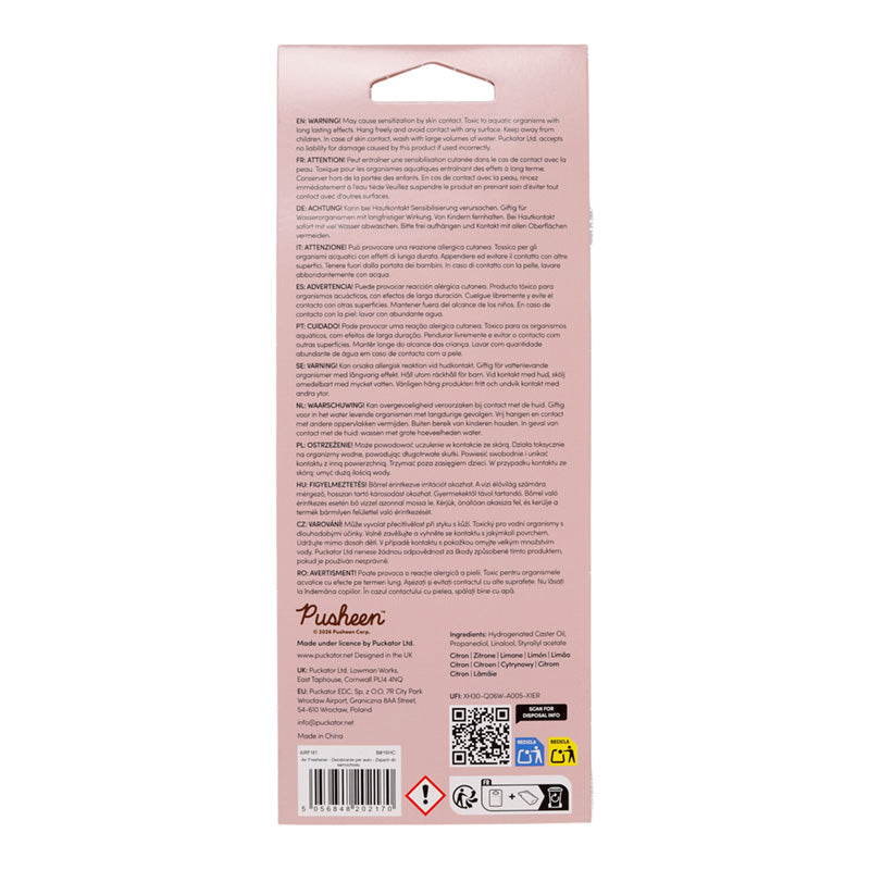 Lemon Pusheen the Cat Bento Club Air Freshener AIRF181