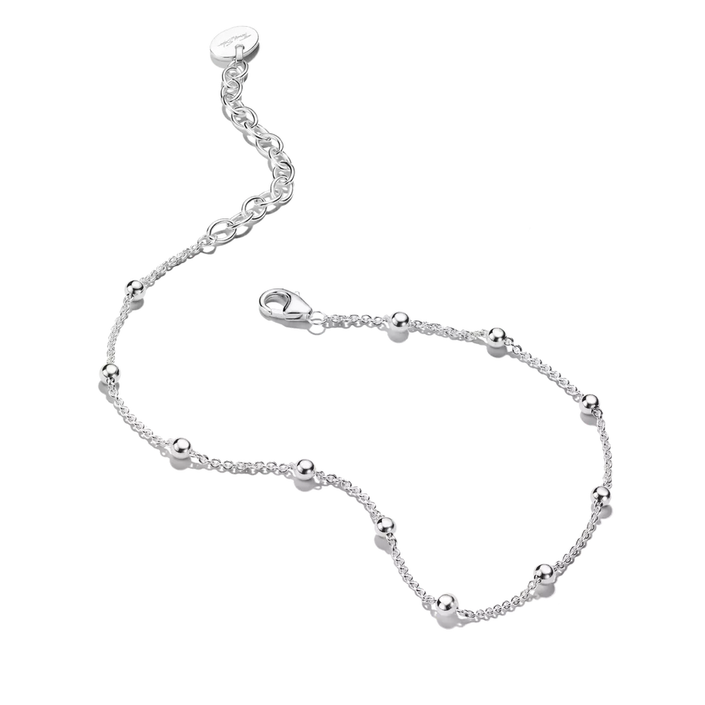 Thomas Sabo Silver Plated Anklet AK0002-M02-21
