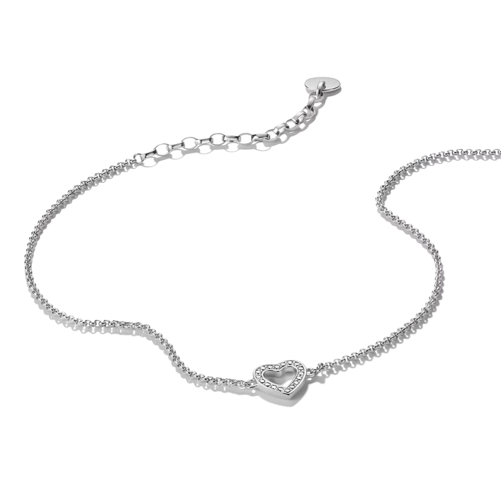 Thomas Sabo Silver Plated Anklet AK0007-M02-14