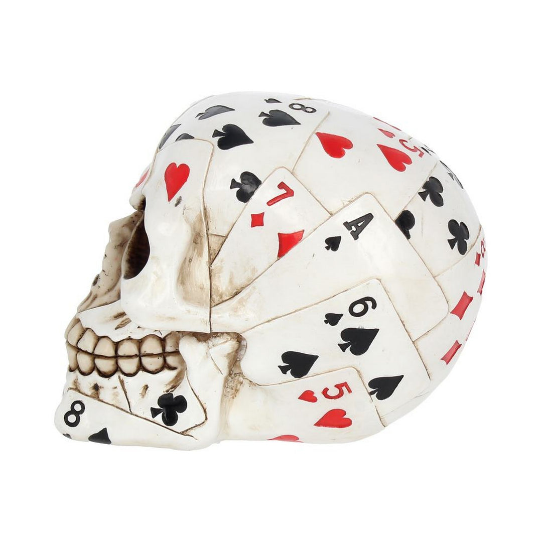 Dead Mans Hand Playing Card Skull Ornament AL50067