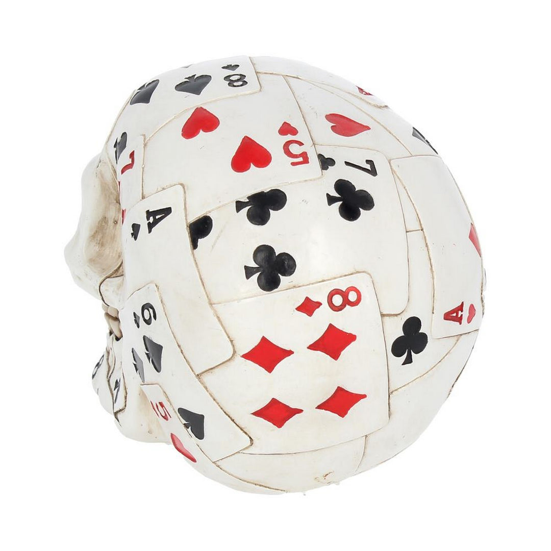 Dead Mans Hand Playing Card Skull Ornament AL50067