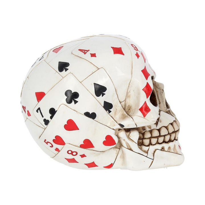 Dead Mans Hand Playing Card Skull Ornament AL50067