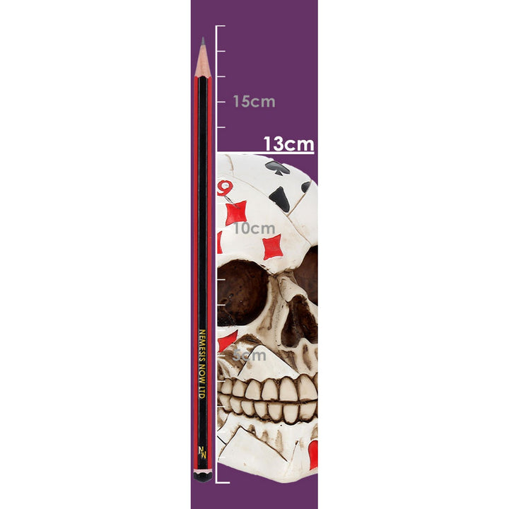 Dead Mans Hand Playing Card Skull Ornament AL50067