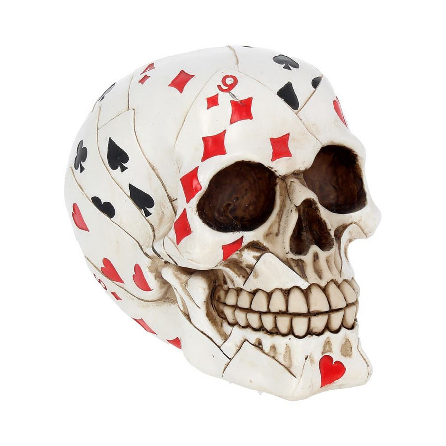 Dead Mans Hand Playing Card Skull Ornament AL50067