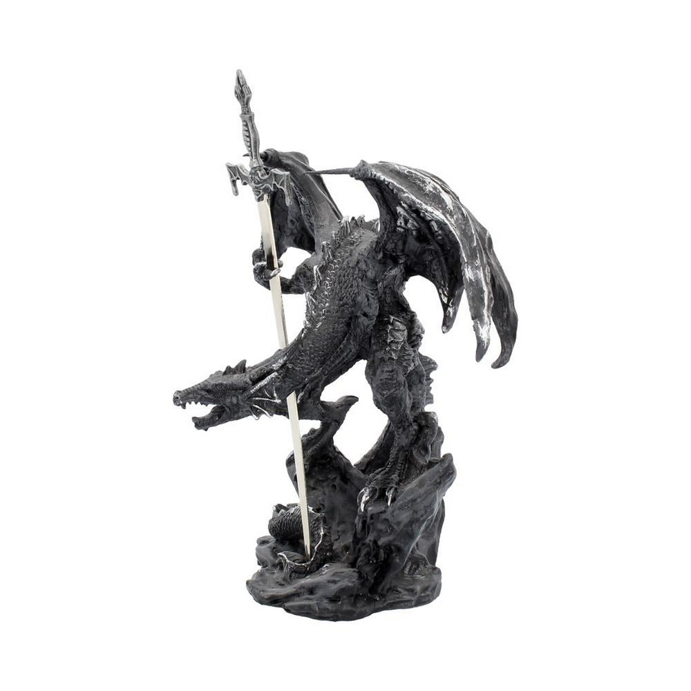 Gothic Black Dragon Sword Letter Opener Figurine AL50255