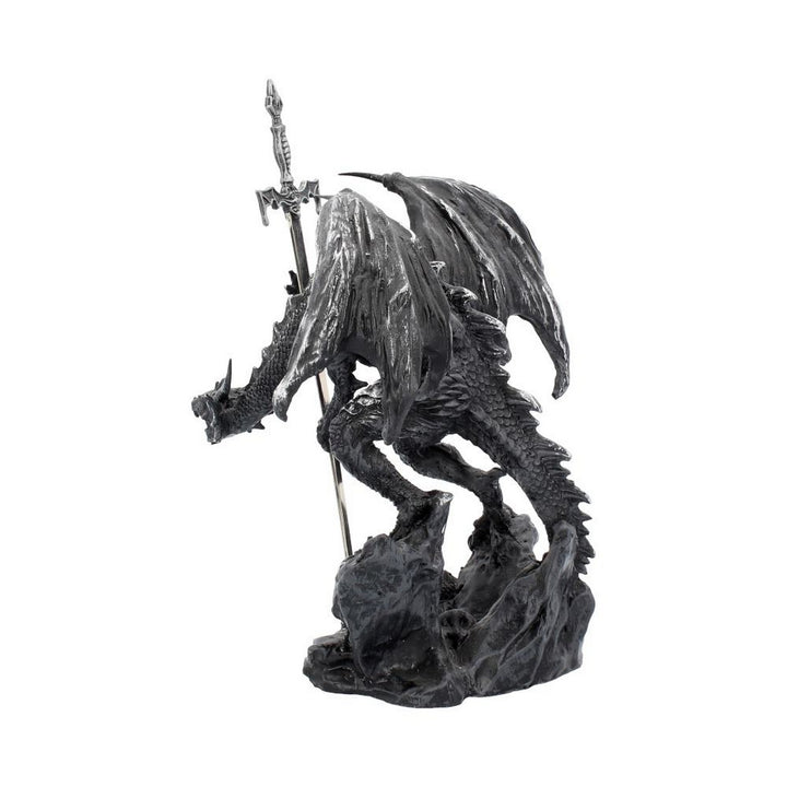 Gothic Black Dragon Sword Letter Opener Figurine AL50255