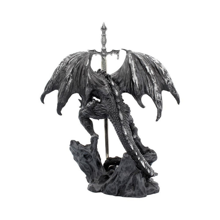 Gothic Black Dragon Sword Letter Opener Figurine AL50255