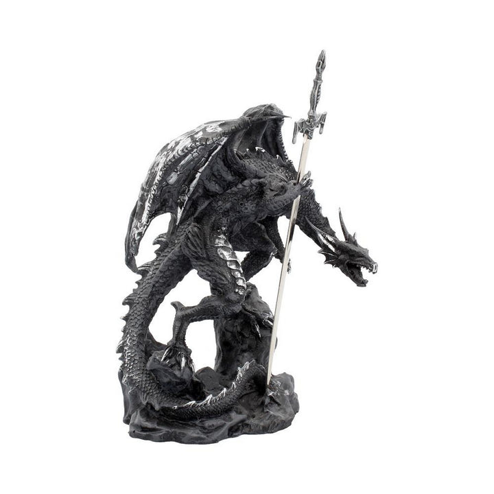 Gothic Black Dragon Sword Letter Opener Figurine AL50255
