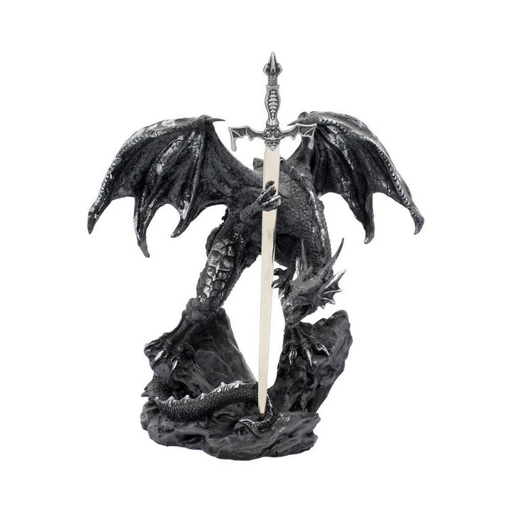 Gothic Black Dragon Sword Letter Opener Figurine AL50255