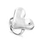 Sterling Silver Plated Heart Shaped Ring ANI0865MTL000