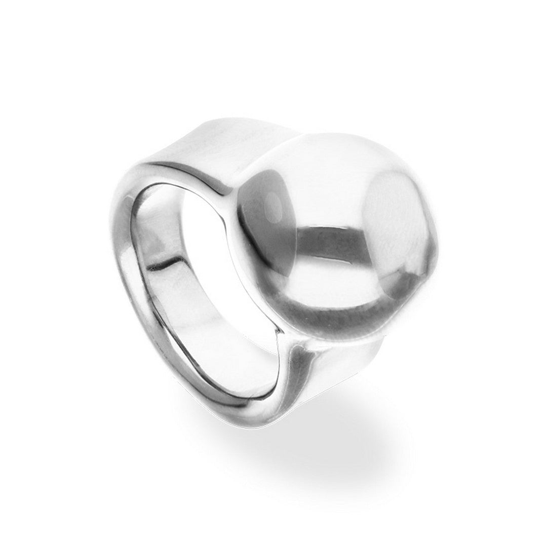 Sterling Silver Alloy The Shape Of A Ball Ring ANI0869MTL000