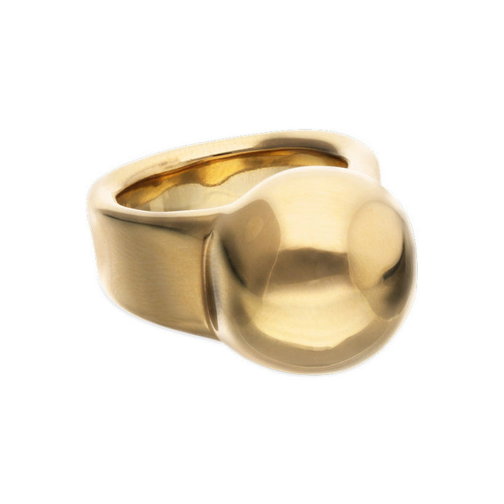 18K Gold Alloy The Shape Of A Ball Ring ANI0869ORO000