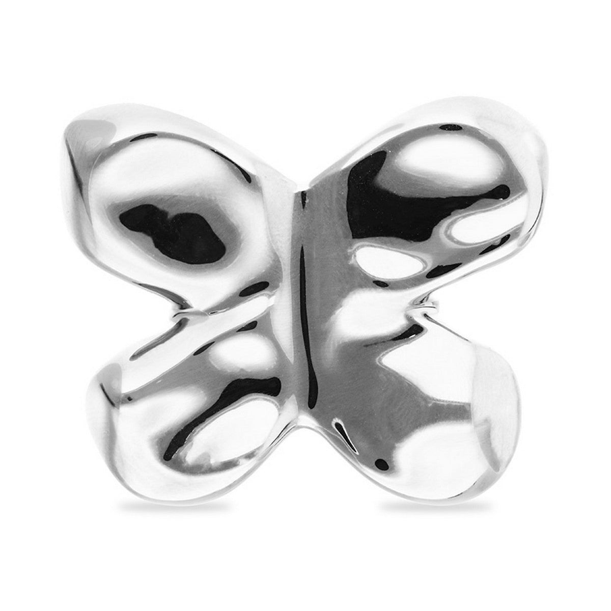 Sterling Silver Alloy The Shape Of A Butterfly Ring ANI0870MTL000