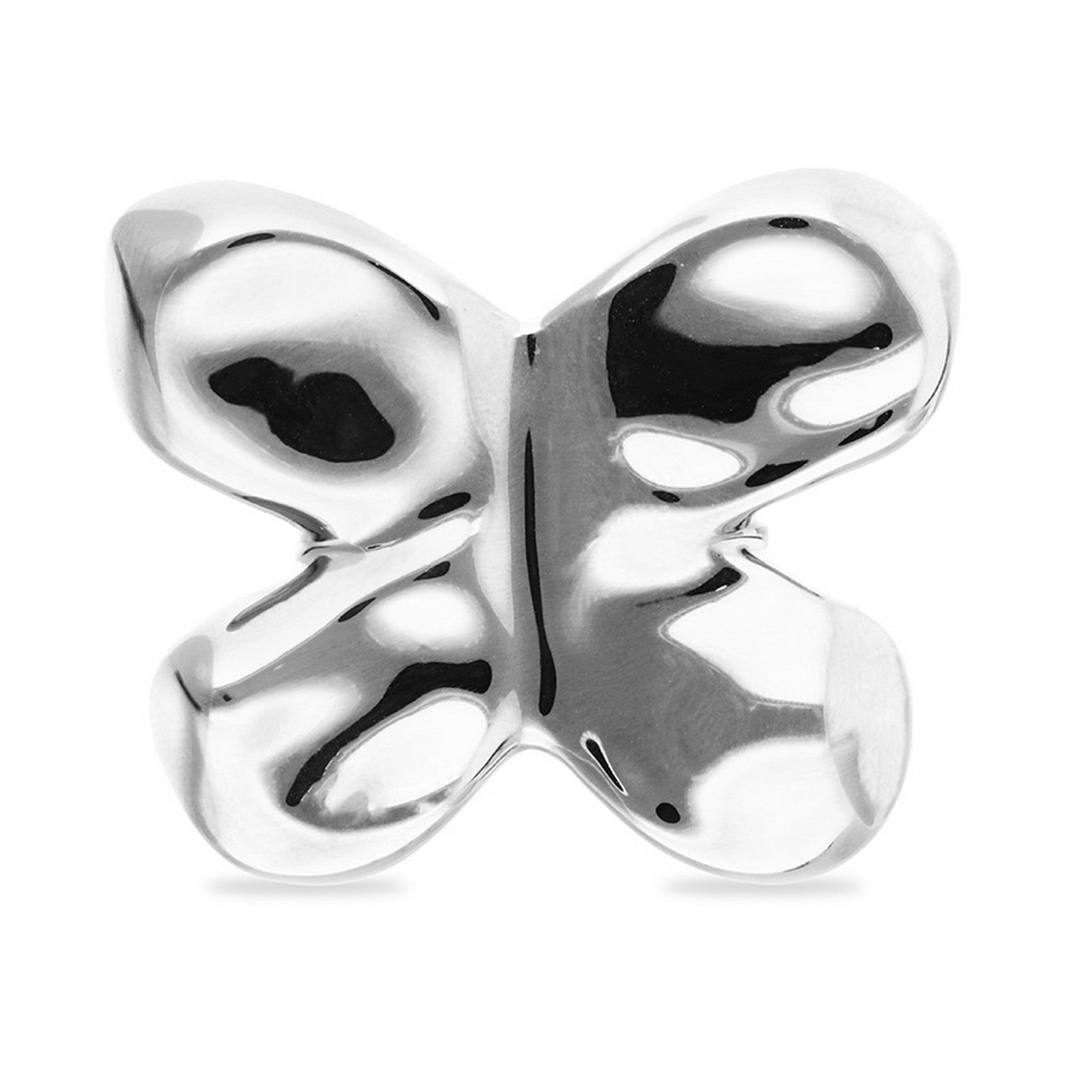 Sterling Silver Alloy The Shape Of A Butterfly Ring ANI0870MTL000