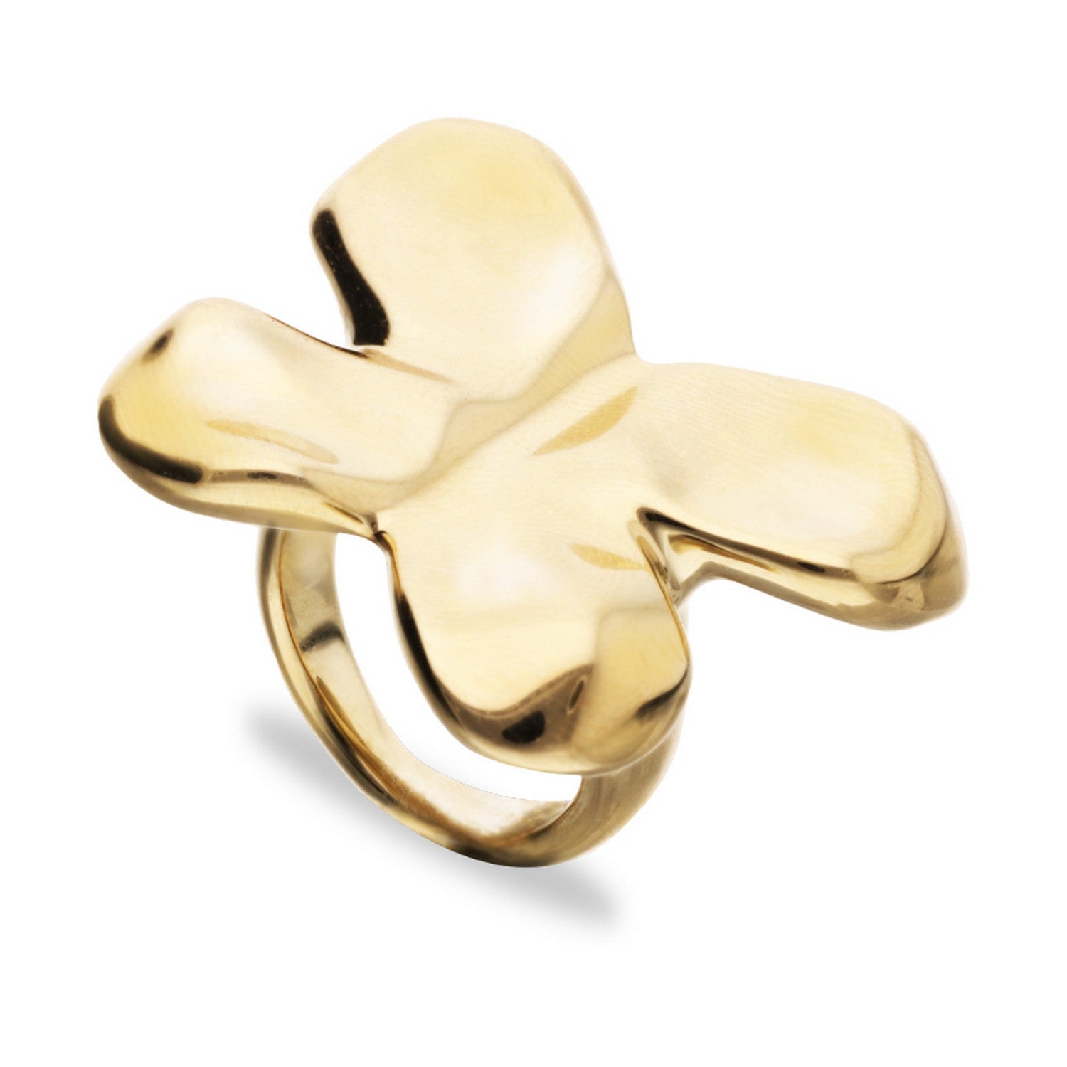 18K Gold Alloy The Shape Of A Butterfly Ring ANI0870ORO000