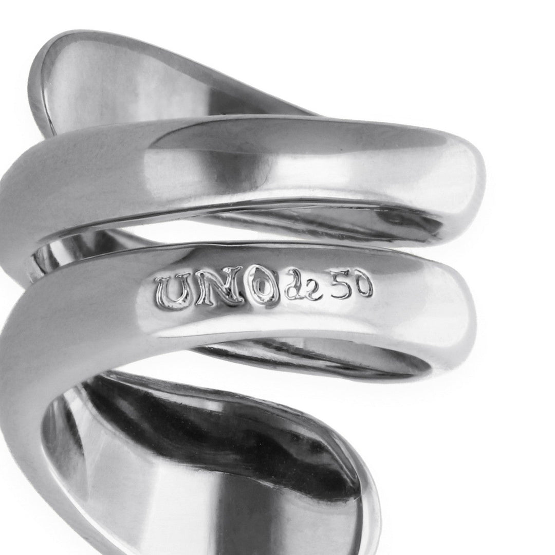 UNOde50 Axis Silver Plated Ring ANI0871MTL000