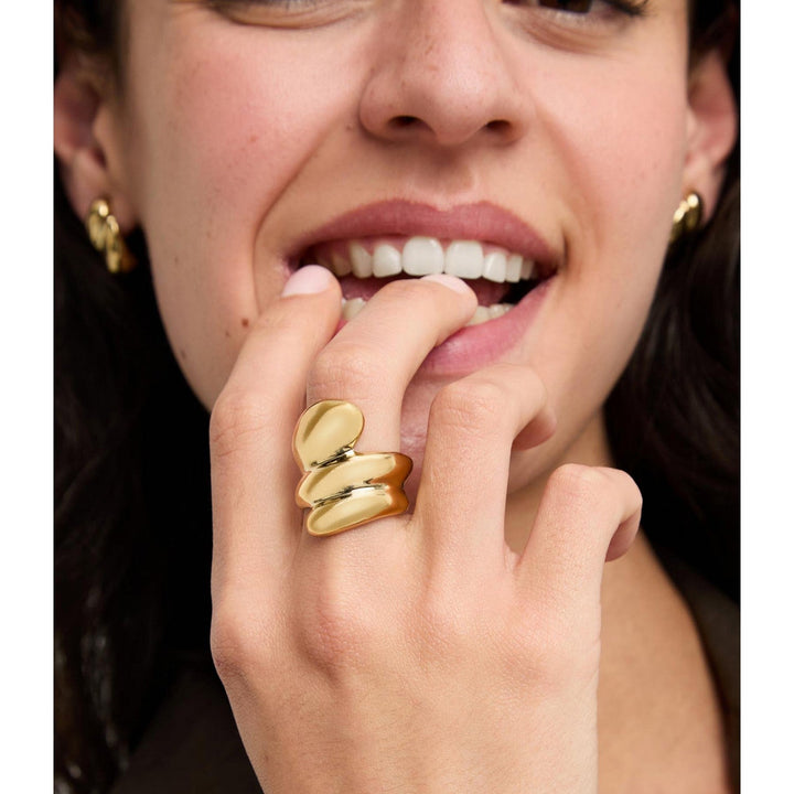 UNOde50 Essentia 18k Gold Plated Ring ANI0872ORO000