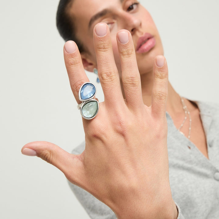 UNOde50 Presagio Silver Plated Ring ANI0875AZUMTL