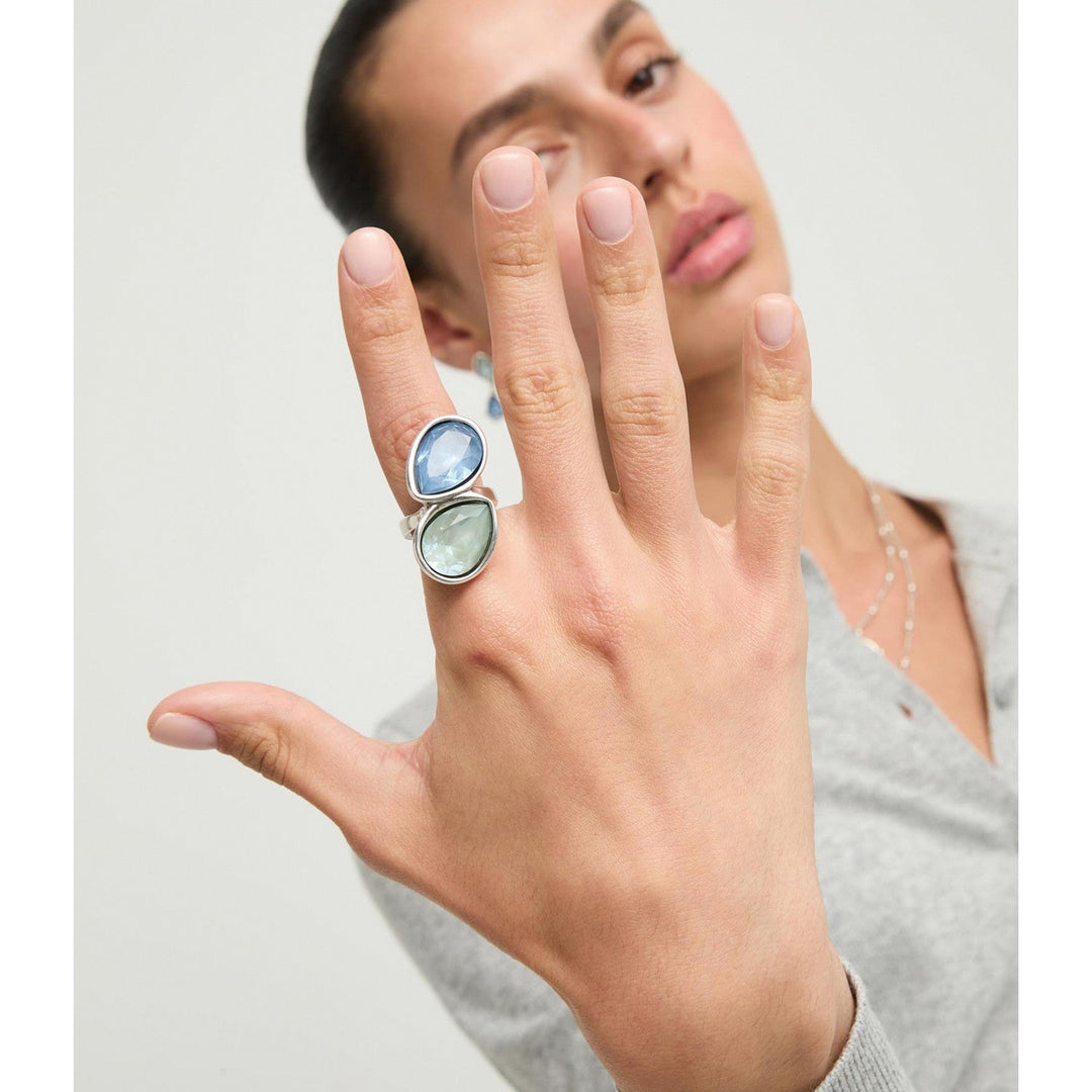 UNOde50 Presagio Silver Plated Ring ANI0875AZUMTL