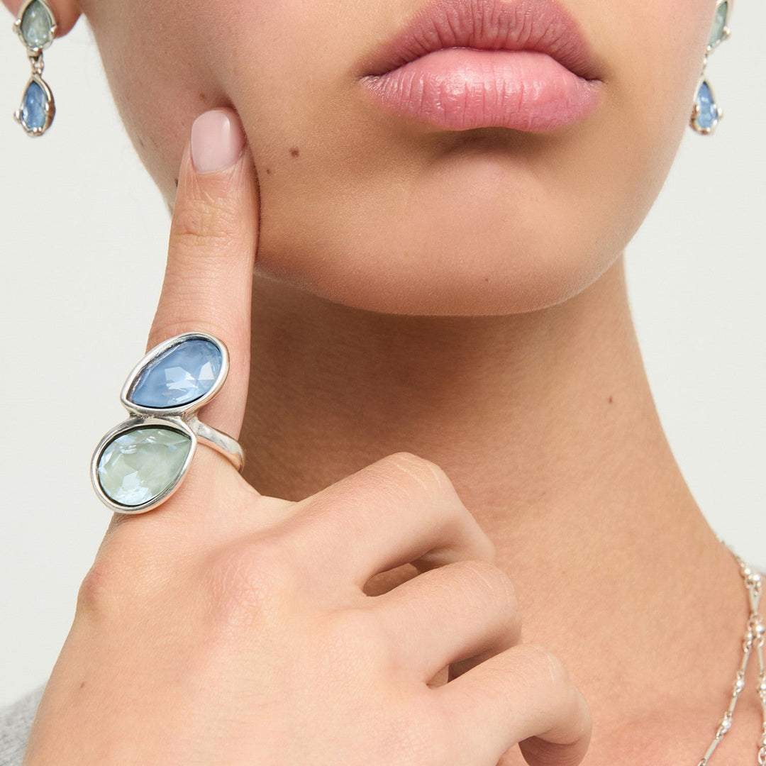 UNOde50 Presagio Silver Plated Ring ANI0875AZUMTL