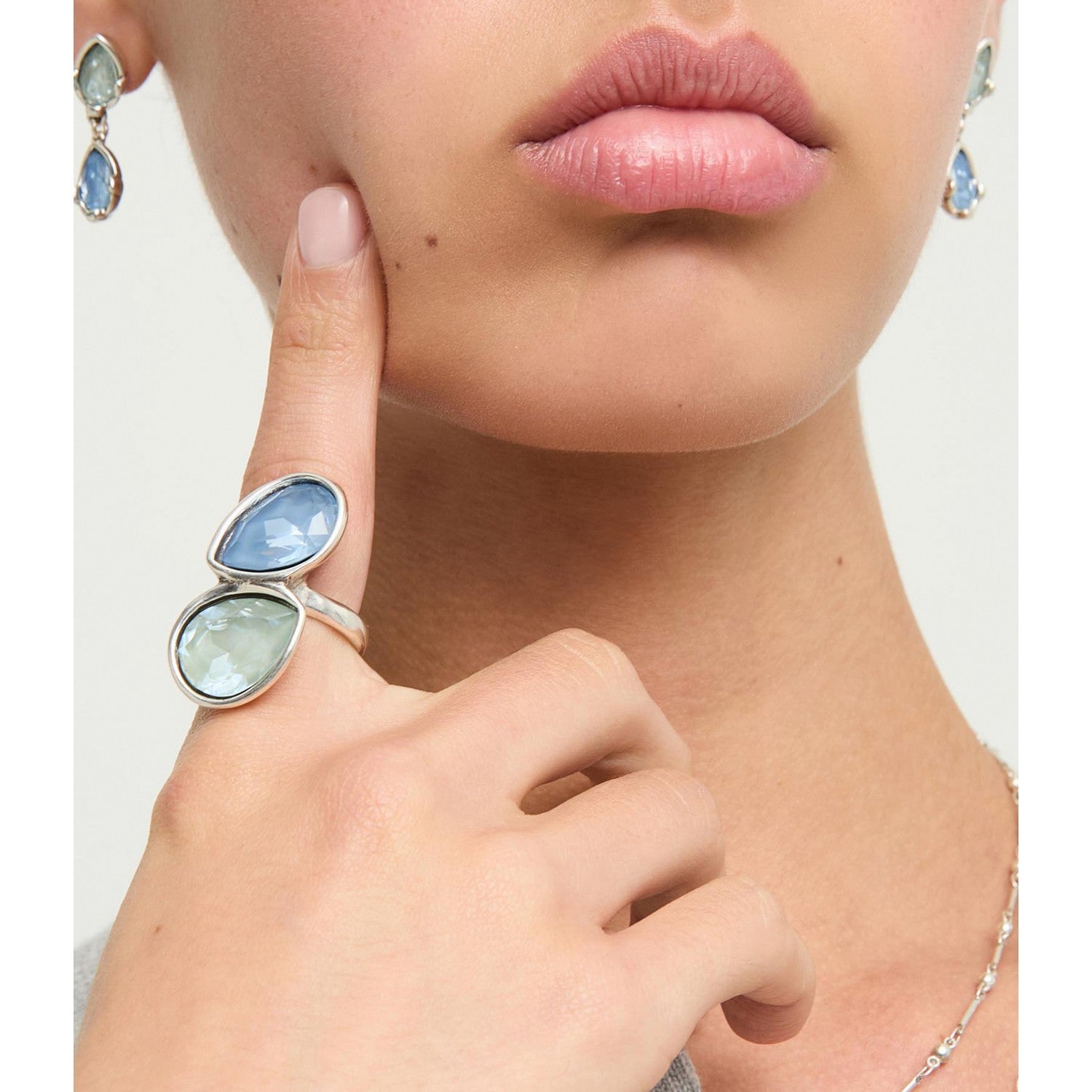 UNOde50 Presagio Silver Plated Ring ANI0875AZUMTL