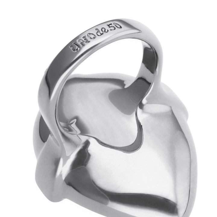 UNOde50 Presagio Silver Plated Ring ANI0876VRDMTL