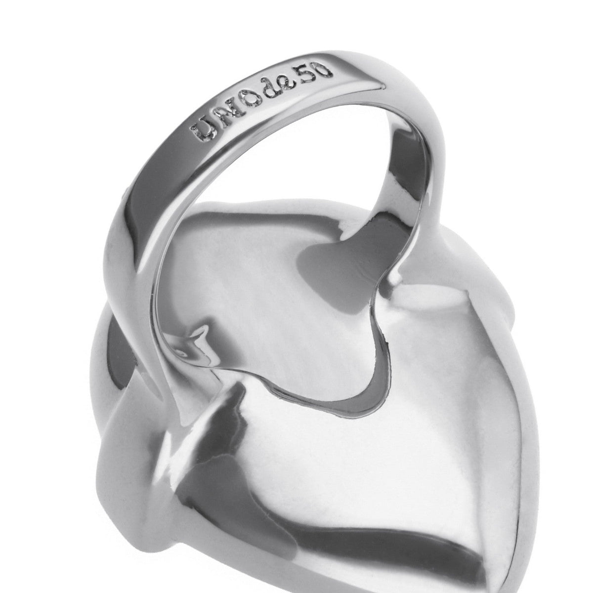 UNOde50 Presagio Silver Plated Ring ANI0876VRDMTL