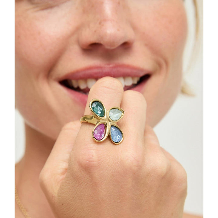 UNOde50 Presagio 18k Gold Plated Ring ANI0877MCLORO