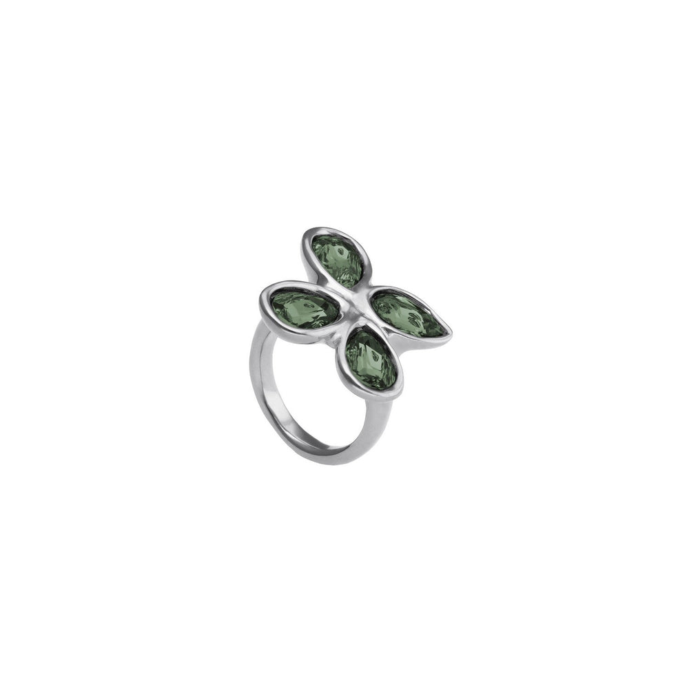UNOde50 Presagio Silver Plated Ring ANI0877VRDMTL