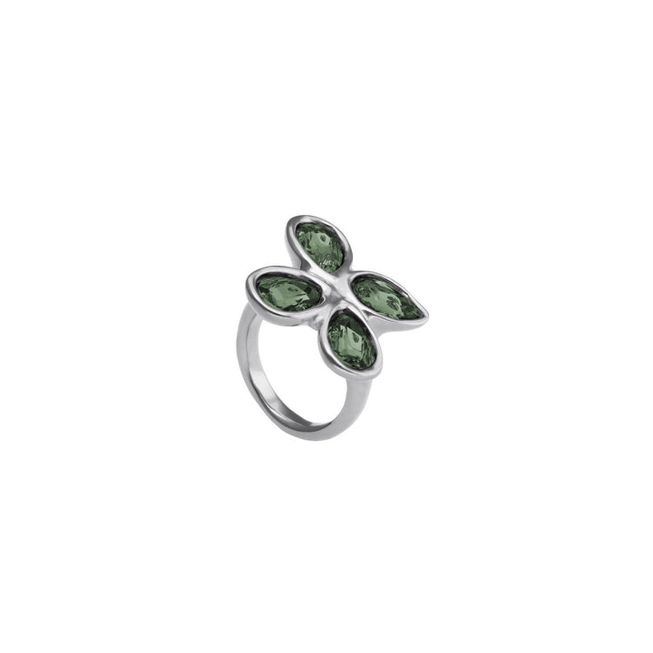 UNOde50 Presagio Silver Plated Ring ANI0877VRDMTL