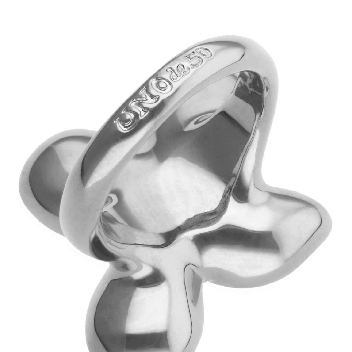 UNOde50 Presagio Silver Plated Ring ANI0877VRDMTL