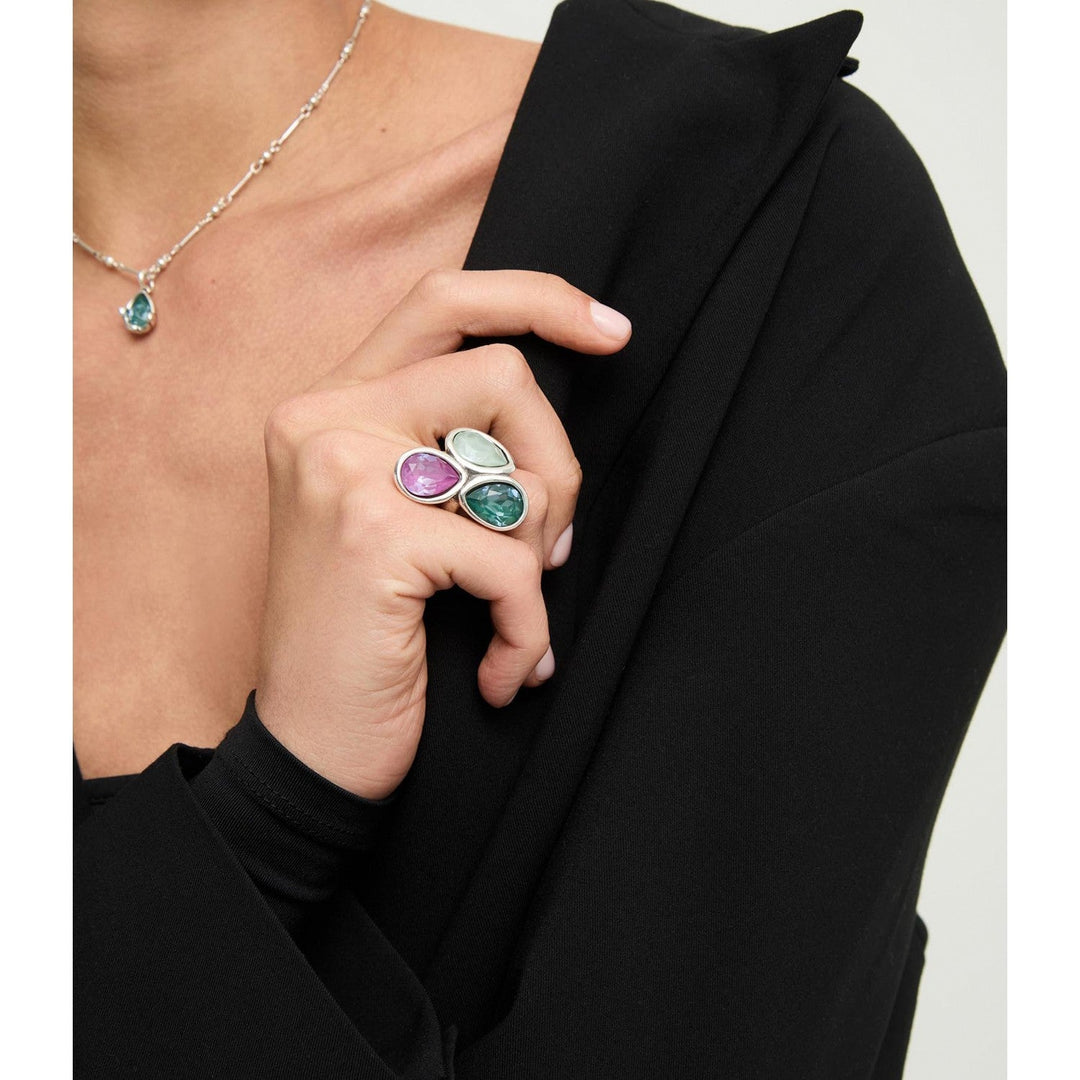 UNOde50 Presagio Silver Plated Ring ANI0878MCLMTL