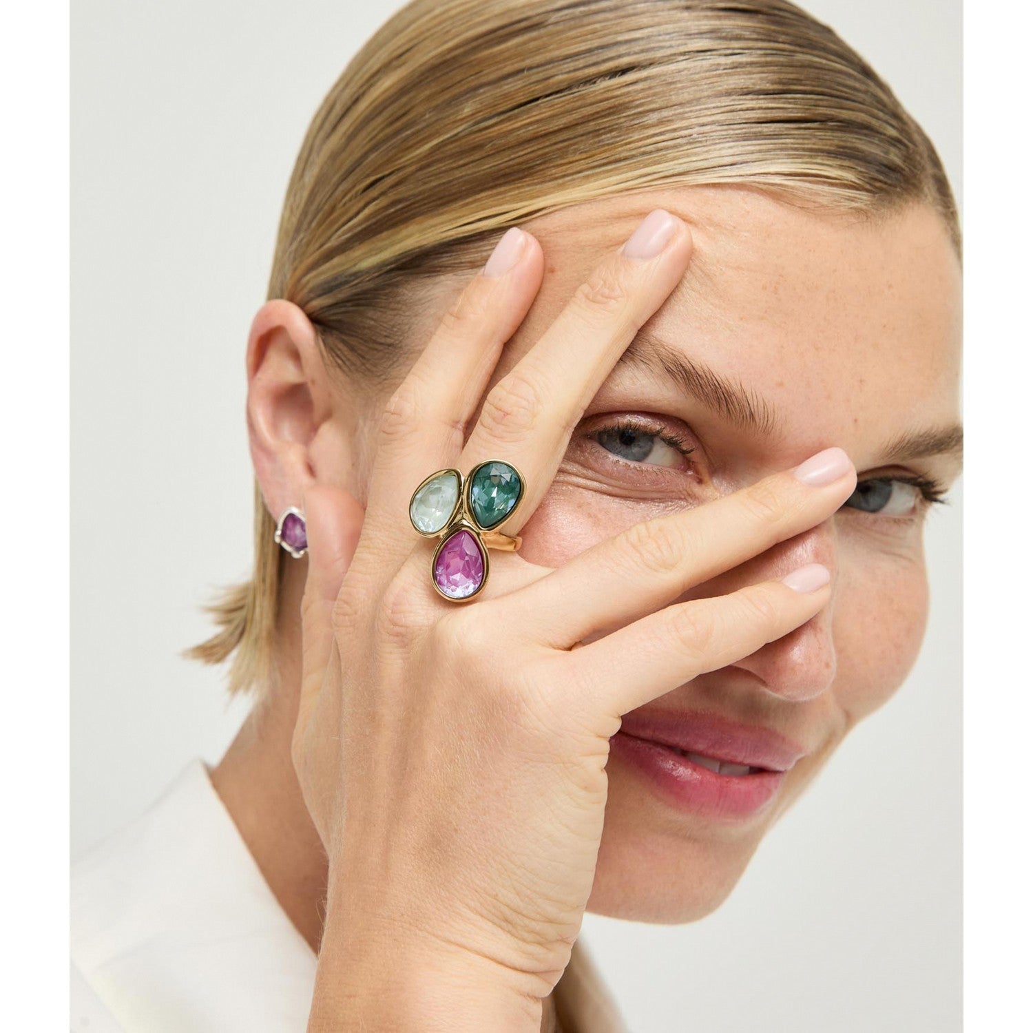 UNOde50 Presagio 18k Gold Plated Ring ANI0878MCLORO