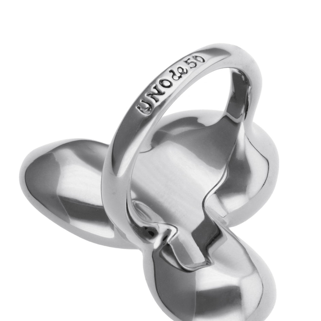 UNOde50 Presagio Silver Plated Ring ANI0878VRDMTL